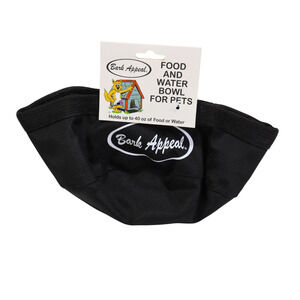 Bark Appeal Collapsible Dog Food And Water Bowl - Holds 40 Ounces